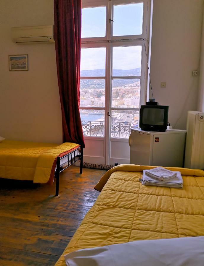 Kymata Hotell Ermoúpoli Eksteriør bilde